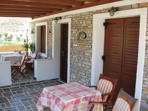 Patio nebo venkovní prostory v ubytování Pension Irini-Vicky