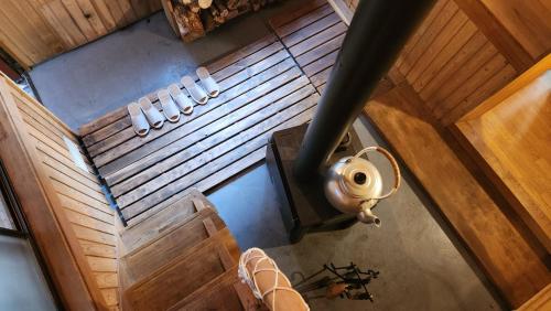 Χώρος καθιστικού στο Private Retreat Nagano Togakushi
