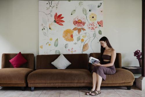 Posezení v ubytování Gracia Bali Villas & Apartment Managed by Manara