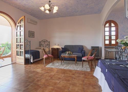 Χώρος καθιστικού στο Villa Diana