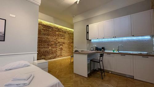 Dapur atau dapur kecil di Carol Residence - ultra central - powered by NEO