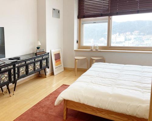 Cama o camas de una habitación en Mother of pearl Stay