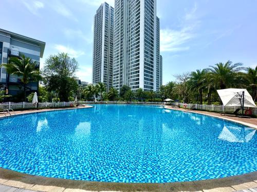 Bazén v ubytování Cozy And Comfortable Studio Apt Near Grand Plaza And Keangnam nebo v jeho okolí