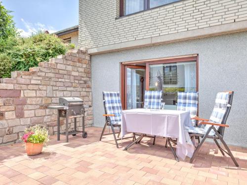 Αίθριο ή υπαίθριος χώρος στο Sonnige Wohnung in Bad Driburg mit Garten