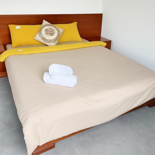 Ένα ή περισσότερα κρεβάτια σε δωμάτιο στο The ViTa Retreat