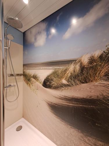 Koupelna v ubytování Leine Hotel