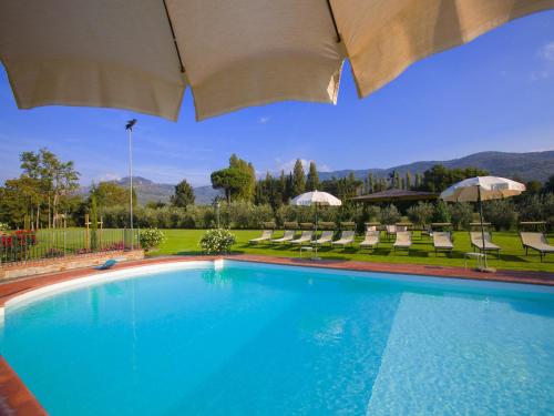 Bazén v ubytování Agriturismo near Cortona with swimming pool nebo v jeho okolí