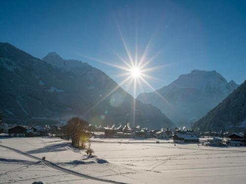 冬のGroup Holiday Home in Hippach with dreamy viewsの様子