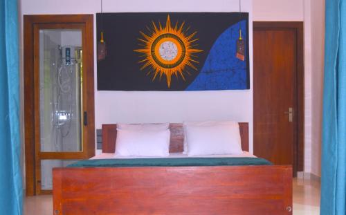 Postel nebo postele na pokoji v ubytování Sigiriya Hotel and Resort