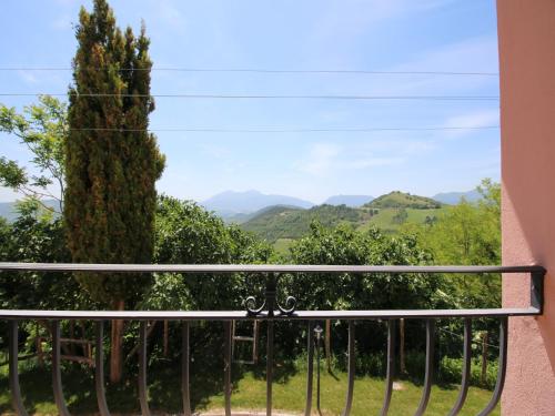 Vista general de una montaña o vista desde la villa