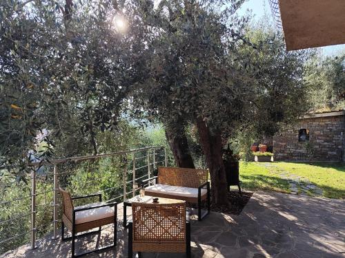 Κήπος έξω από το Almarea, a house between the sea and olive trees