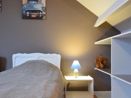 Cama o camas de una habitación en Magnificent Holiday Home in Libin with Barbecue