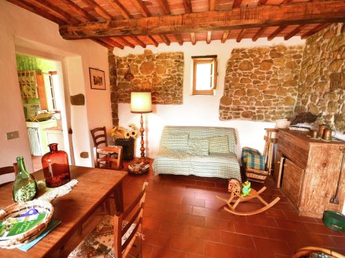 Posezení v ubytování Tranquil Cottage, San Quirico