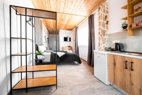 Η κουζίνα ή μικρή κουζίνα στο Sunset Apartments