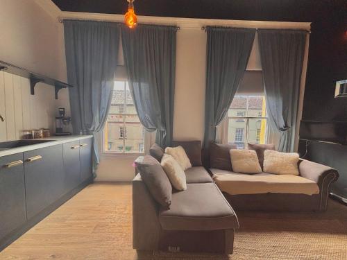 พื้นที่นั่งเล่นของ Brecon Town Centre Apartment - Sleeps up to 4 Guests