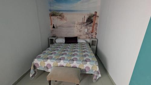 Ένα ή περισσότερα κρεβάτια σε δωμάτιο στο Aloja Centro Ayamonte