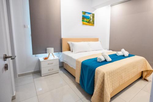 Ένα ή περισσότερα κρεβάτια σε δωμάτιο στο Dahlia Napa Villa