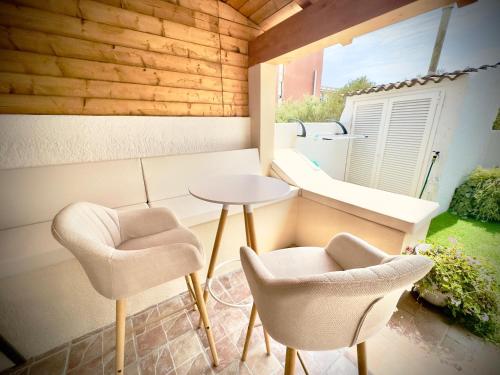 Ruang duduk di bbolbia - bed and breakfast