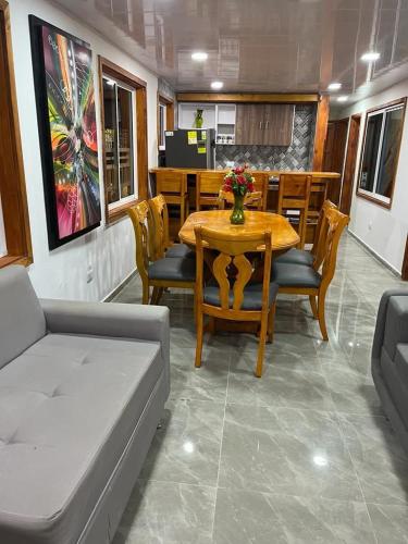 Kuchyň nebo kuchyňský kout v ubytování Apartamentos Manatwar