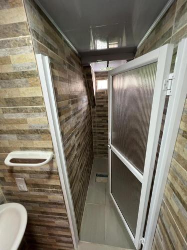 Koupelna v ubytování Apartamentos Manatwar
