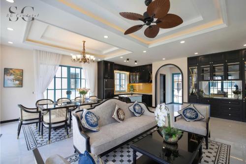 Χώρος καθιστικού στο Novaworld Phan Thiết - Ni Villa