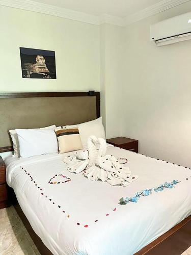 El Aida Pyramids View Boutiqueにあるベッド