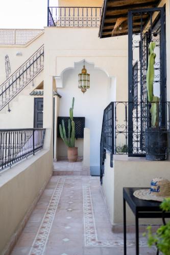 Балкон или терраса в Riad Ajmal