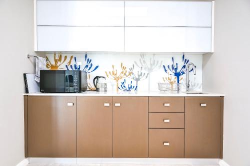 GND Properties Luxury Holiday Homeにあるキッチンまたは簡易キッチン