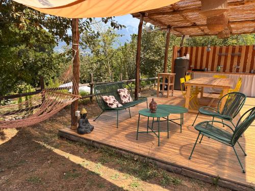 Κήπος έξω από το I Semplici Rural Glamping