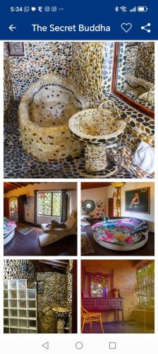 Fotografie z fotogalerie ubytování Artsy lush villa with jungle garden in the city v destinaci Sabaneta