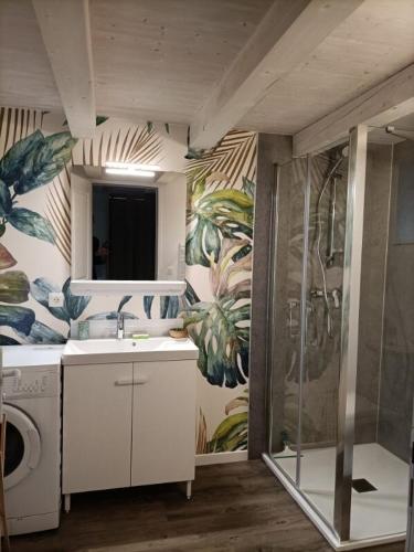 Koupelna v ubytování Cozy studio 10 min Poitiers - 25 min Futuroscope