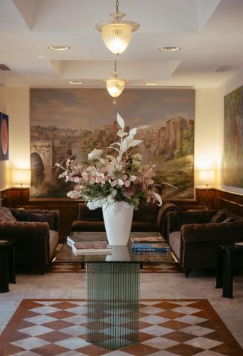 Posezení v ubytování Hotel Traiano