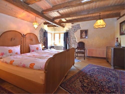 Postel nebo postele na pokoji v ubytování WunderVilla in Hessen in Waldnähe