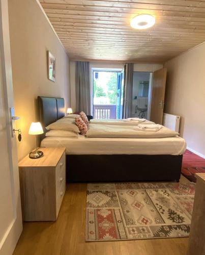 Ein Bett oder Betten in einem Zimmer der Unterkunft Pension Julia