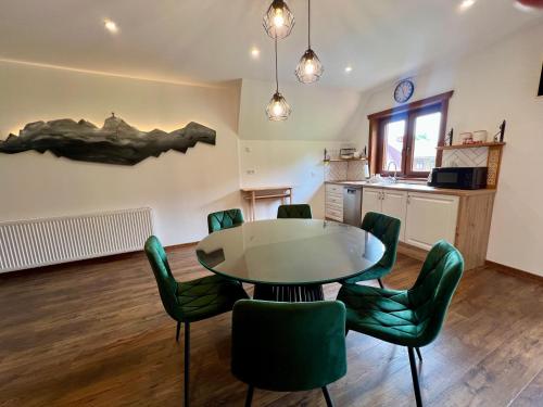 Kuchyň nebo kuchyňský kout v ubytování Apartamenty Zaliński Agroturystyka