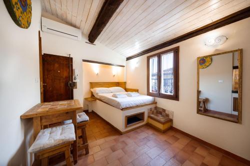 Ένα ή περισσότερα κρεβάτια σε δωμάτιο στο Nido Tornabuoni by MMega