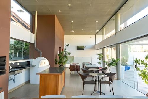 Nhà bếp/bếp nhỏ tại Camburi - Alto padrão, 5 quartos - 100m da praia