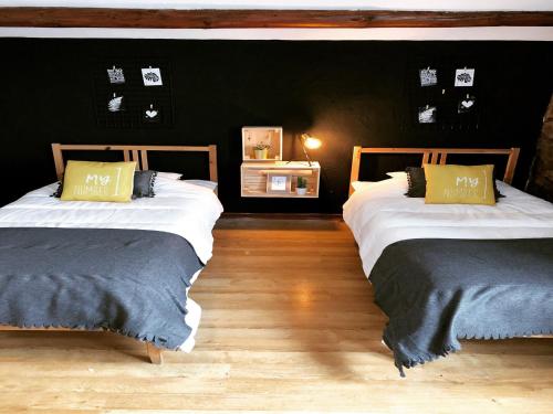 Katil atau katil-katil dalam bilik di Group Escape in Vielsalm