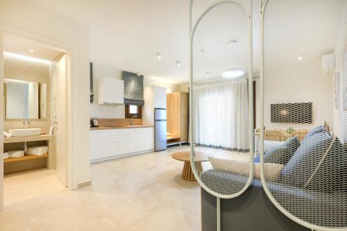 Μια τηλεόραση ή/και κέντρο ψυχαγωγίας στο Leon Apartments