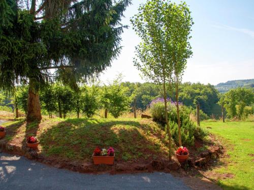 Κήπος έξω από το Beautiful holiday home with pool in Teillots