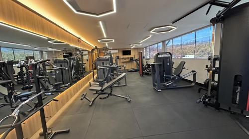 Fitness centrum a/nebo fitness zařízení v ubytování Hotel Vale das Artes