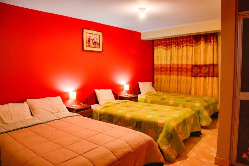 Ένα ή περισσότερα κρεβάτια σε δωμάτιο στο Samaykuy Bed and Breakfast