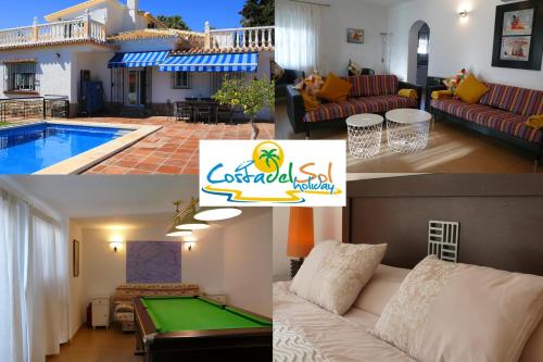 El Descanso - by Costadelsolholiday FAMILY VILLA BY MARINA heated private pool!