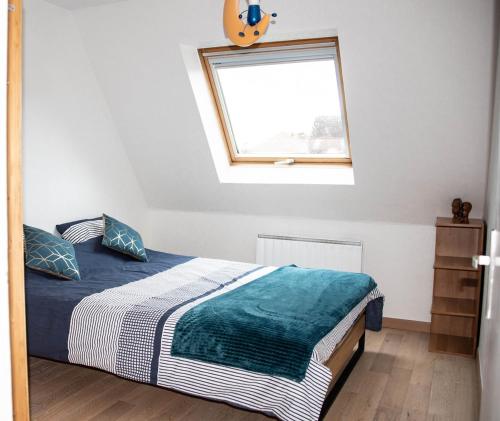 Grand duplex lumineux, calme, à 10mn de Strasbourg avec balcon et garage
