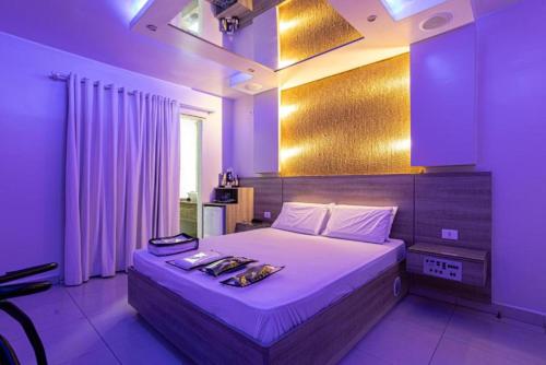 Ein Bett oder Betten in einem Zimmer der Unterkunft Vem Para o - COQUEIROS