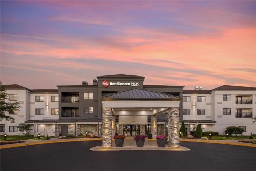 a rendering of the exterior of a hotel at Best Western Plus Elgin - Chicago in West Dundee