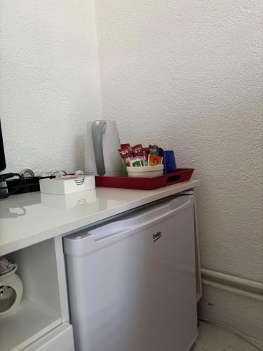 Cuina o zona de cuina de Red Apartment