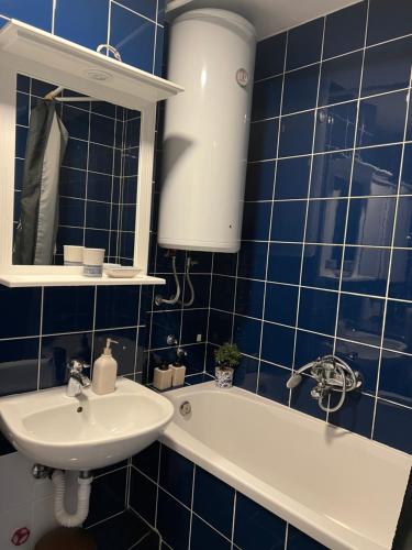 Ένα μπάνιο στο Lux Apartment Gusinjac
