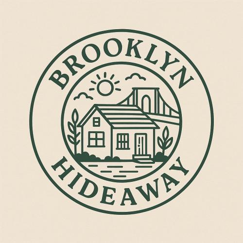 eine Zeichnung eines Hauses und die Worte rhodahuahuayahuahuay in der Unterkunft Brooklyn Hideaway in Brooklyn