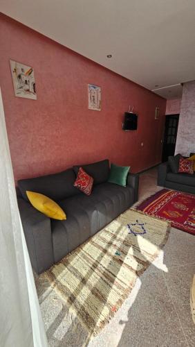 Χώρος καθιστικού στο Villa for 10 people max with private pool Marrakech villa avec piscine privée